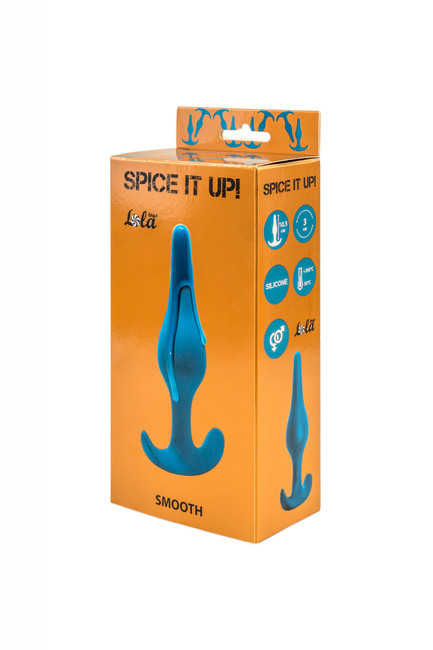 Анальная пробочка для ношения Spice it up Smooth Aquamarine