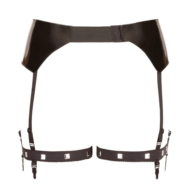 Сбруя на бедра с зажимами для половых губ Suspender Belt with Clamps by Bad Kitty