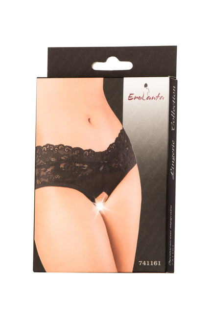 Эротические трусики Erolanta Lingerie Collection, черные (54-56)