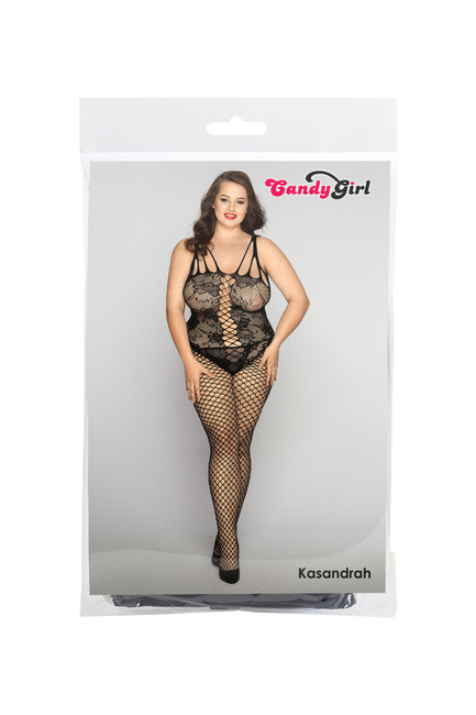 Костюм-сетка и стринги Candy Girl Kasandrah, 2XL