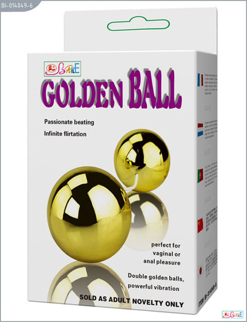 Золотые шарики с вибрацией Golden Ball