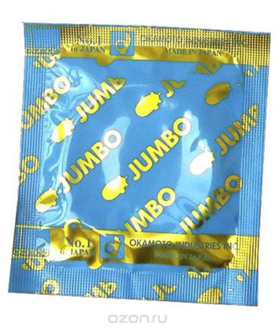 Презервативы увеличенного размера OKAMOTO JUMBO (10 шт)
