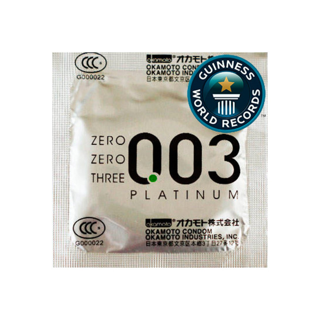 Презервативы Супер тонкие  OKAMOTO Platinum №3 (3 шт.)