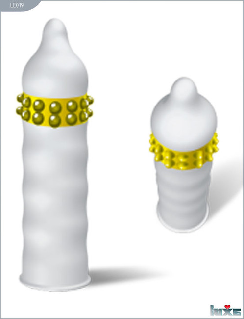 Презерватив Luxe (кричащий банан , с двойными пупырышками , 1 шт)