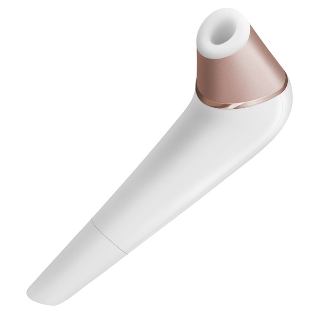 Вакуум-волновой бесконтактный стимулятор клитора Satisfyer 2 (11 режимов , белый с золотисто-коричневым )