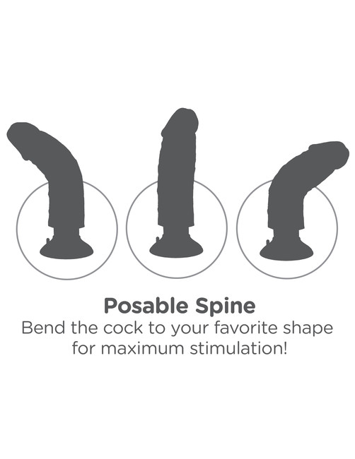 Большой реалистичный вибратор 9'' Vibrating Cock