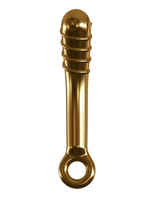 Вибромассажер ICICLES Gold Edition G spot G05 золотой