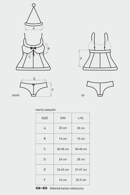 Комплект с пушком Merrily Babydoll SM (42-44)