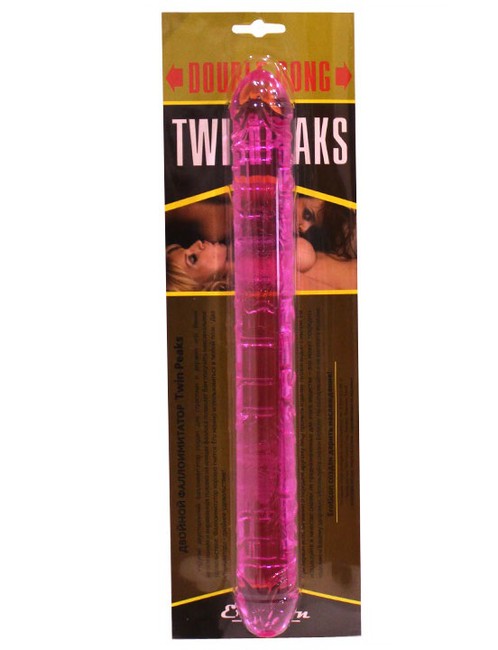 Фаллоимитатор двойной Twin Peaks, розовый