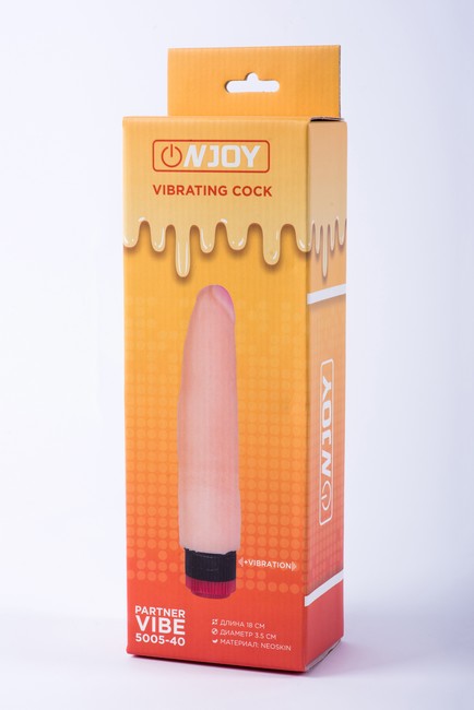 Реалистичный вибратор из кибер-кожи Onjoy Vibrating Cock Partner Vibe