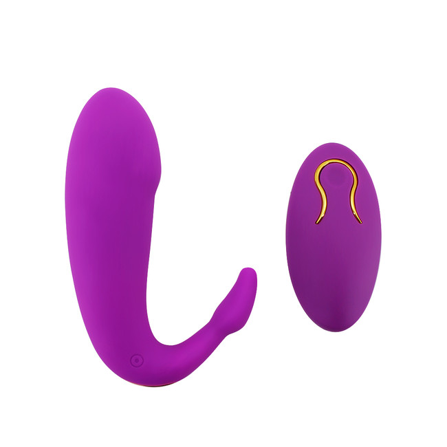 Вибро-яйцо для ношения силиконовое с беспроводным пультом The Aurora Love Wearing Egg (фиолетовый)