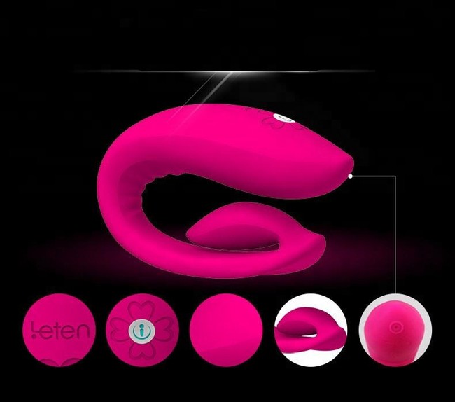 Вибромассажер клиторальный со стимуляцией G точки Vicki Clitoral and G-Spot Couple Vibrator Smartphone App