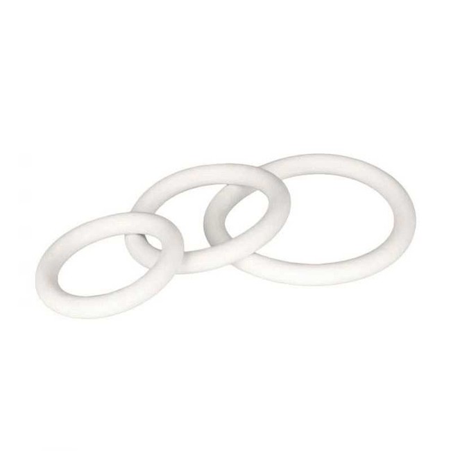 Комплект эрекционных колец White Rubber Ring Set